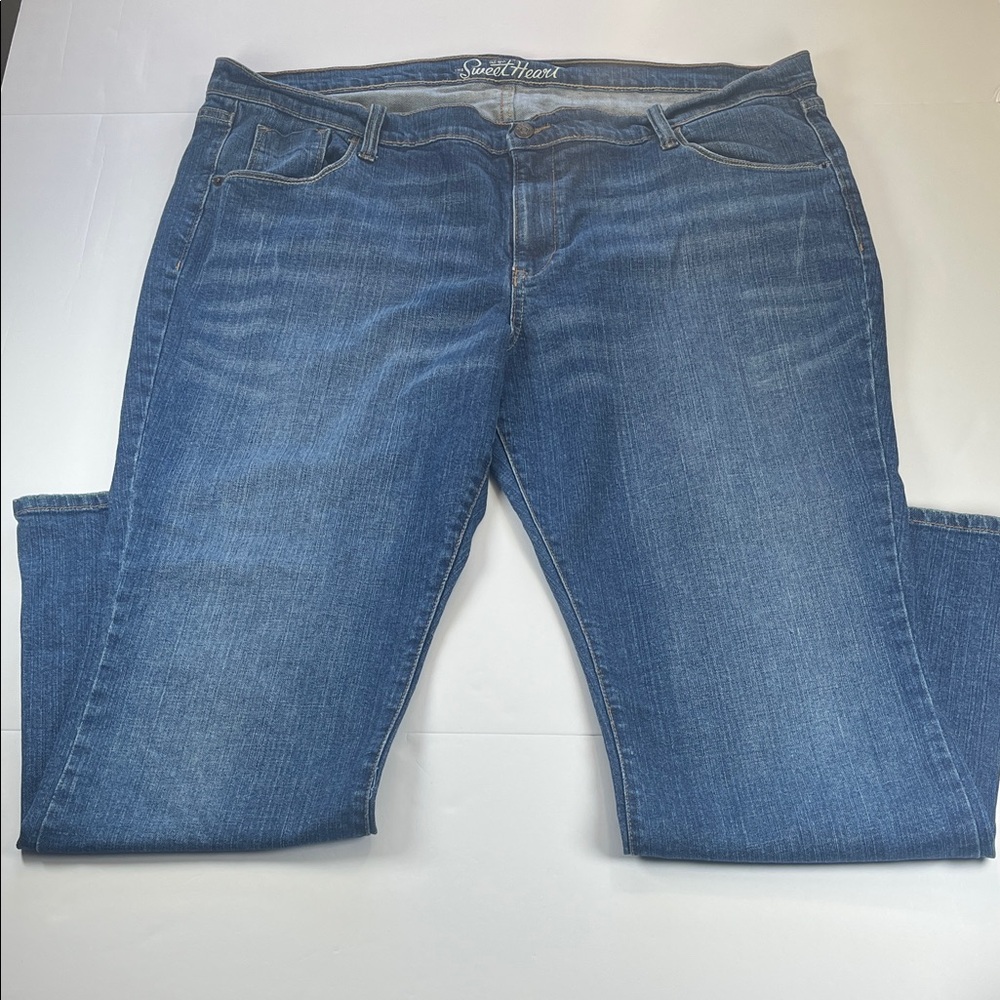 Old Navy Sweetheart Wide Leg Blue Jeans Sz 20